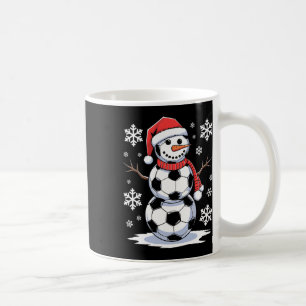 Mug Noël Football Bonhomme de Neige Football Drôle Noë