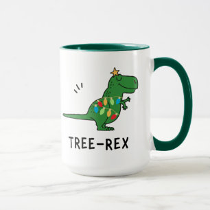Mug Noël Funny Tree-Rex