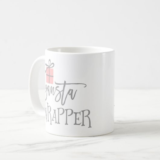 Mug Noël Gangsta Wrapper (Devant gauche)