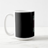 Mug Noël Géant Schnauzer Chien Santa Hat Noël laid (Gauche)