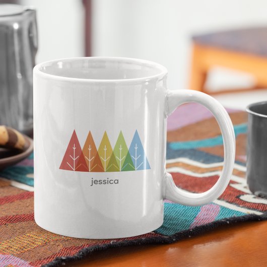 Mug Noël Géométrique moderne