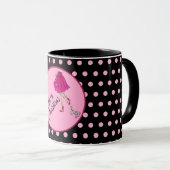 Mug Noël Glam Rose (Devant droit)