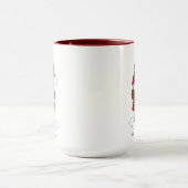 Mug Noël Gnome Rouge Vert mite (Centre)