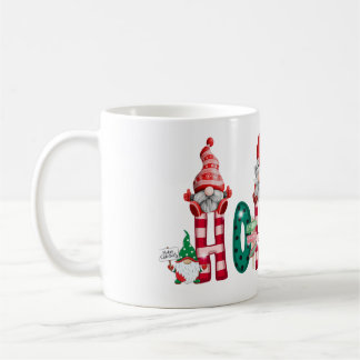 Mug noël gnomes, ho ho ho ho, cadeau de noël