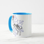 Mug Noël great dane (Devant gauche)