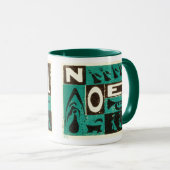 Mug Noel Green (Devant droit)