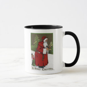 Mug Noël GreetingSanta avec le cheval en bois