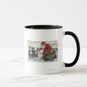 Mug Noël GreetingSanta et enfants