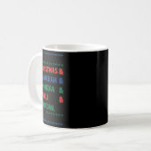 Mug Noël Hanoukka Kwanzaa Diwali Ramadan Funny Ug (Devant gauche)