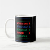 Mug Noël Hanoukka Kwanzaa Diwali Ramadan Funny Ug (Gauche)