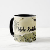 Mug Noël hawaïen de Mele Kalikimaka Joyeux (Devant gauche)