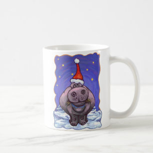Mug Noël Hippopotame