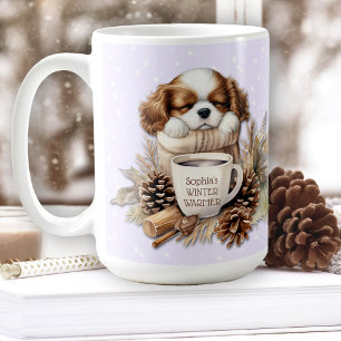 Mug Noël hiver Cavalier King Charles Chien Grand