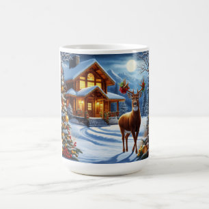 Mug Noël/Hiver Deer Lodge