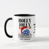 Mug Noël HOLLY JOLLY PICKLEBALLY (Gauche)
