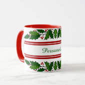 Mug Noël Holly & Red Berries Noël Noël (Devant gauche)