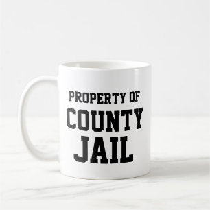 Mug Noël Idée actuelle Amusante Novelty COUNTY JAIL