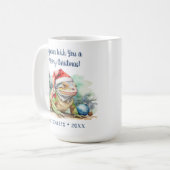 Mug Noël Iguana (Devant gauche)