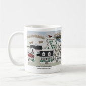 Mug Noël impeccable de colline (Gauche)