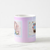 Mug Noël Iridescente Pastel Photo Happy Holiday (Centre)