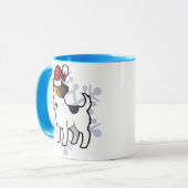 Mug Noël Jack Russell Terrier (Devant gauche)