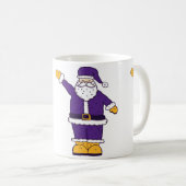 Mug noël jaune pourpre santa claus (Devant droit)