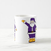 Mug noël jaune pourpre santa claus (Centre)