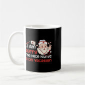 Mug Noël Je Désolée L'Infirmière Nice Est En Vacance (Gauche)