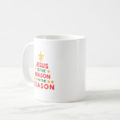 Mug Noël Jésus est la raison de la saison (Devant gauche)