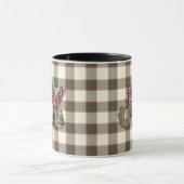 Mug Noël Joy Nordic Gnome Plaid Girly (Centre)