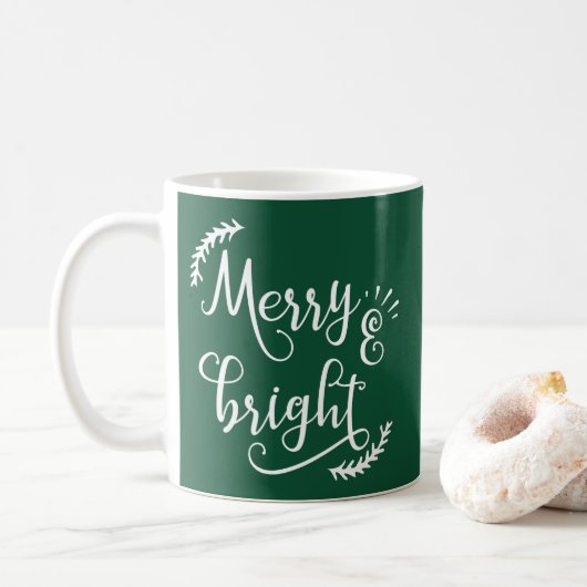 Mug Noël joyeux et lumineux (Avec donut)