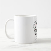 Mug Noël Joyeux et Squelette de Lecture Drôle (Gauche)