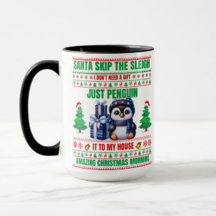 Mug Noël Joyeux Noël Pour Pingouin Cadeau