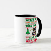 Mug Noël Joyeux Noël Pour Pingouin Cadeau (Devant droit)