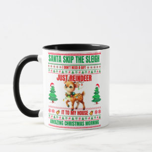 Mug Noël Joyeux Noël Pour Reinder Cadeau