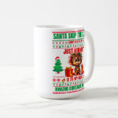 Mug Noël Joyeux Noël Pour Singe Cadeau (Devant droit)