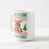 Mug Noël Joyeux Noël Pour Singe Cadeau (Devant gauche)