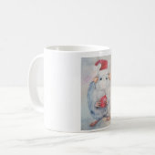 Mug Noël, la belle Muis à arbre de Noël rouge (Devant gauche)