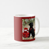 MUG NOËL LABRADOR NOIR (Devant droit)