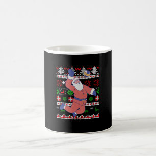 Mug Noël laid du volleyball du Père Noël