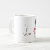 Mug Noël Laissez Tomber La Neige (Devant gauche)