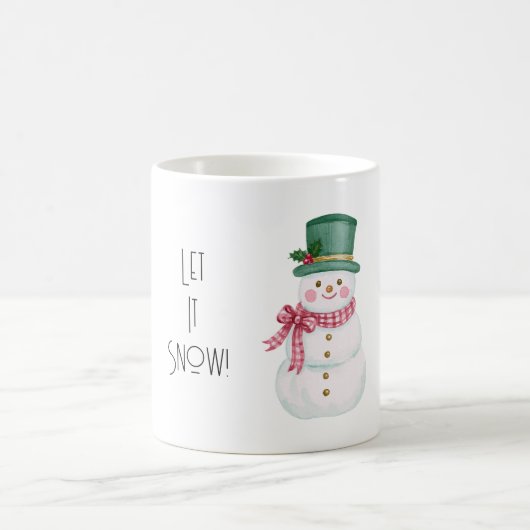 Mug Noël Laissez Tomber La Neige (Centre)