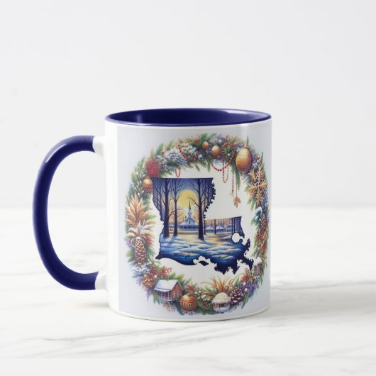 Mug Noël Louisiane (Gauche)
