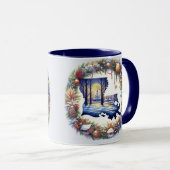 Mug Noël Louisiane (Devant droit)