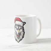 Mug Noël Loup (Devant droit)