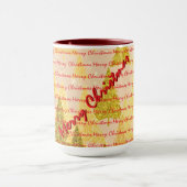 Mug Noël Luxe Arbres de Noël Festifs (Centre)