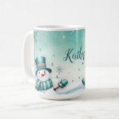 Mug Noël : Manches de neige en turc (Devant gauche)