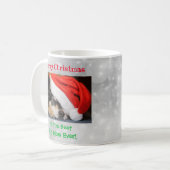 Mug Noël Meilleur chien Maman Jour animal de compagnie (Devant gauche)