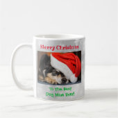 Mug Noël Meilleur chien Maman Jour animal de compagnie (Gauche)