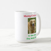 Mug Noël Meilleur chien Maman Jour animal de compagnie (Devant droit)